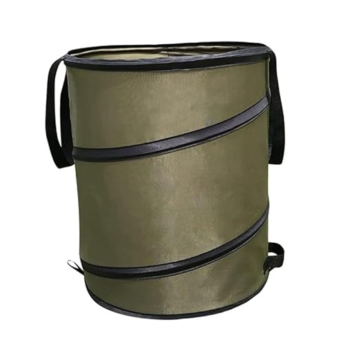 Faltbarer Gartensack – Gartenabfälle und Laubsack – wiederverwendbarer Behälter für Rasenpflege und Gartenarbeit – 100 % Nylon – 170 l großer Gartenabfallsack (M (45 x 55 cm) von Onmargeen