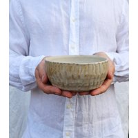 Keramikschale, Weiß-Patina, Snackschale, Bowl, Schmuckschale, Tapasschale, Dip Schälchen, Dekoteil, Schale Strandgut Style, Natur von OnniKeramik