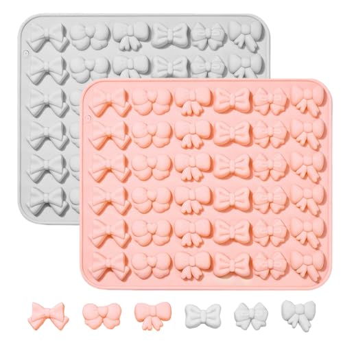 2 Stück Schleifen Schokoladenform Mini Schokoladen Form Bowknot Fondant Formen Silikon BPA Free Silikonform Fondant für Cupcake Topper DIY Bastelprojekte Geburtstagskuchen 2 Stück Schleifen Schokoladenform Mini Schokoladen Form Bowknot Fondant Formen Silikon BPA Free Silikonform Fondant für Cupcake Topper DIY Bastelprojekte Geburtstagskuchen von Onperpoe