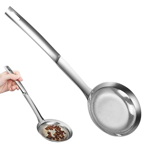 Feinmaschiges Edelstahlsieb Sieb Groß mit 11.3 cm Durchmesser Küchensieb mit Griff Sieb Küche Metallsieb Haushaltssieb für Backen Kochen Mehl Eiweißtrennung Saft usw die Küche Spülmaschinengeeignet Feinmaschiges Edelstahlsieb Sieb Groß mit 11.3 cm Durchmesser Küchensieb mit Griff Sieb Küche Metallsieb Haushaltssieb für Backen Kochen Mehl Eiweißtrennung Saft usw die Küche Spülmaschinengeeignet von Onperpoe