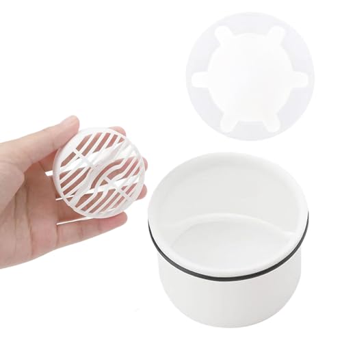 Haarsieb + Tauchrohr für Dusche Ablaufgarnitur Set Geignet für Ablaufgarnitur 6960 6963 6961 6962 Ersatz Tauchrohr Haarfänger Dusche Haarfilter Siebeinsatz Duschablauf Siphon Abflusssieb Dusche von Onperpoe
