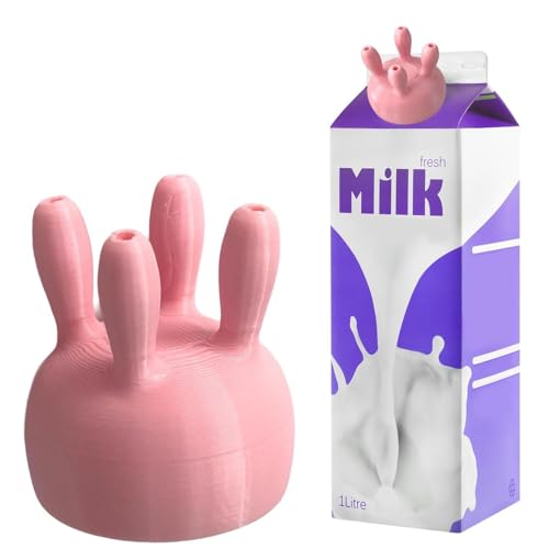 Kuh Euter Milchkartonverschluss Lustiger Milchflaschenausgießer Milchflaschendeckel Milchflaschen Ausgießer Deckel Milchkarton Kappe Milchumlenker In Box Ausgießer Abdeckungen Für Milchflaschen von Onperpoe
