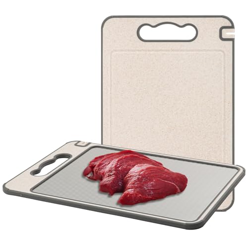 Titan Schneidebrett Reisschalen-Faser Schneidebrett Edelstahl Multifunktion Doppelseitiges Stainless Steel Cutting Board BPA-frei Edelstahl Schneidebrett Premium Schneidebrett Titan für Küche Outdoor Titan Schneidebrett Reisschalen-Faser Schneidebrett Edelstahl Multifunktion Doppelseitiges Stainless Steel Cutting Board BPA-frei Edelstahl Schneidebrett Premium Schneidebrett Titan für Küche Outdoor von Onperpoe