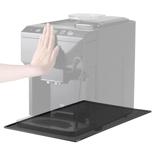 Unterlage Silikonmatte Kaffeemaschine Anti-Rutsch Wasserdicht Kaffeevollautomat Kaffeemühle Saugfähig–Silikonmatte mit Filz Kompatibel mit De Longhi Philips Siemens usw Schwarz 48x30cm Unterlage Silikonmatte Kaffeemaschine Anti-Rutsch Wasserdicht Kaffeevollautomat Kaffeemühle Saugfähig–Silikonmatte mit Filz Kompatibel mit De Longhi Philips Siemens usw Schwarz 48x30cm von Onperpoe