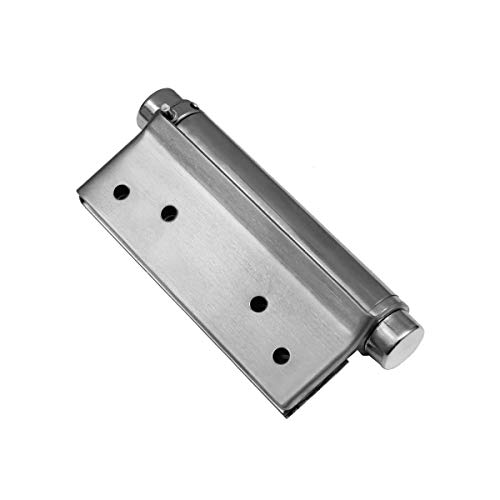 Onpira sro 2x Edelstahl Pendeltürband Pendeltürscharnier Türband Scharnier Single, Doppel Ausführung, Bandhöhe 100mm, Silber von Onpira sro