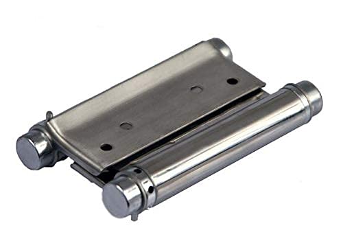 Onpira sro 2x Edelstahl Pendeltürband Pendeltürscharnier Türband Scharnier Single Doppel Ausführung Doppel, Bandhöhe 100mm, Poliert von Onpira sro