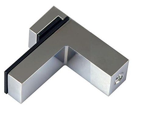 Design Regalträger Aluminium Chrom 2 Stück / 2 Modelle zur Auswahl (A) von Onpira