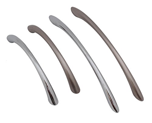 Bogengriff Chrom oder Edelstahl-Optik Möbelgriffe Möbelgriff Bügelgriff Griff Ausführung Edelstahl Optik, Lochabstand 96mm Bogengriff Chrom oder Edelstahl-Optik Möbelgriffe Möbelgriff Bügelgriff Griff Ausführung Edelstahl Optik, Lochabstand 96mm von ONPIRA