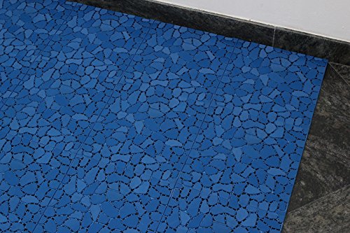 Onpira Profi Bodenrost Duschmatte Schwimmbad Sauna Antirutschmatte Badvorleger XXL (Blau) von ONPIRA