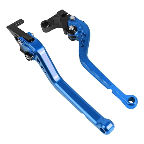 Bremskupplungshebel Für Yama&ha XJ6 DIVERSION XJ 6 2009–2020 FZ8 FZ6R FZ6 Fa&zer Verstellbare Griffe Hebel Kompatible(Blau) von Onrksreb