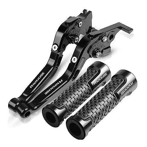 Für B&M&W R1200SE R1200 SE 2010-2013 2012 2011 Motorrad Kupplung Bremshebel Ausziehbare Einstellbare Faltbare Hebel Lenkergriffe Kompatible(Schwarz) von Onrksreb