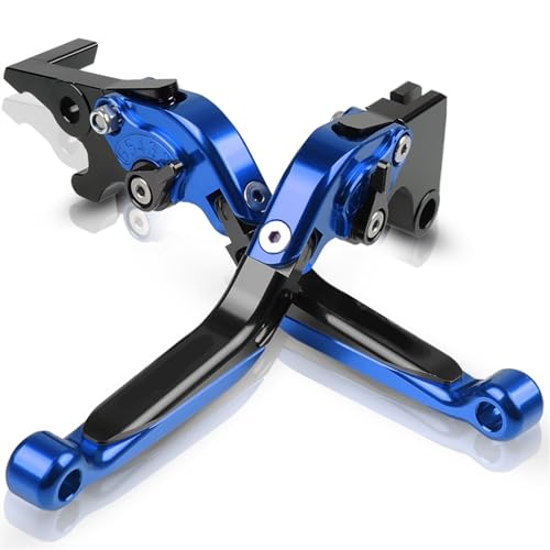 Für CBR300R CBR300 R 2014 2015 2016 2017 2018 Motorrad Kupplung Bremshebel Ausziehbar Einstellbare Klapphebel CNC Aluminium Kompatible(Blau) von Onrksreb