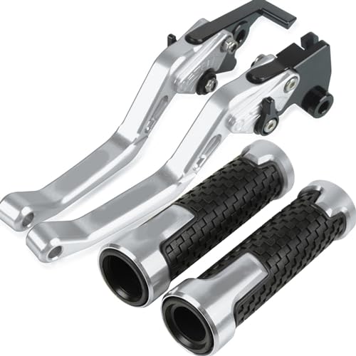 Für CBR900RR CBR 900 RR 1993 1994 1995 1996 1997 1998 1999 Motorradlenker Verstellbare Bremskupplungshebel Griffe Griff Kompatible(Sliver) von Onrksreb