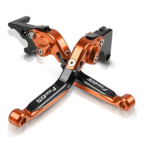 Für F700GS F 700GS F 700 GS 2013 2014 2015 2016 Motorrad Kupplungsbremshebel Ausziehbare Verstellbare Faltbare Hebel CNC Aluminium Kompatible(Orange) von Onrksreb