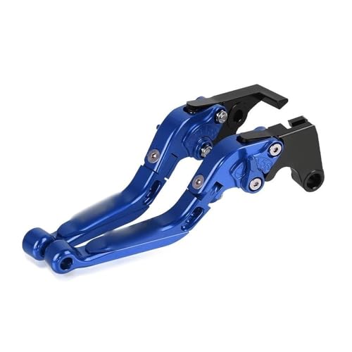 Für Hon&da CB1300 CB 1300 ABS 2003-2010 2004 2005 2006 Motorrad Kupplung Bremshebel Ausziehbare Einstellbare Faltbare Hebel CNC Aluminium Kompatible(Blau) von Onrksreb