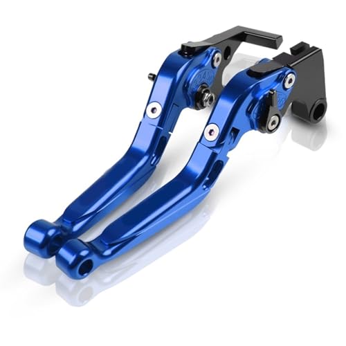 Für Hon&da CB400 CB400SF 1992 1993 1994 1995 1996 1997 1998 Motorrad Kupplung Bremshebel Ausziehbare Einstellbare Faltbare Hebel CNC Aluminium Kompatible(Blau) von Onrksreb