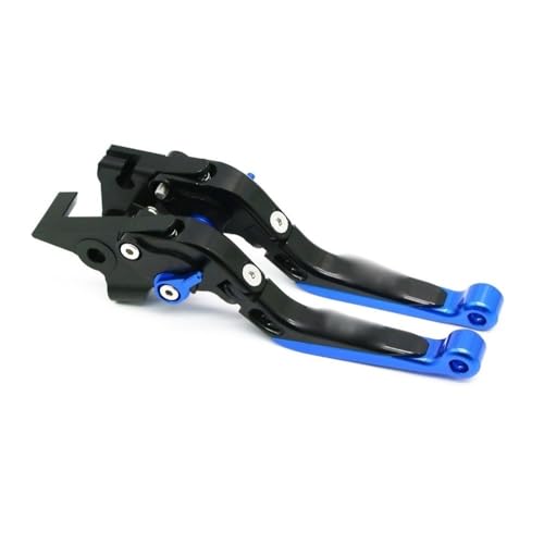 Für Hon&da CB500X CB 500X 2013 2014 2015 2016 2017 2018 Motorrad Kupplung Bremshebel Ausziehbare Einstellbare Faltbare Hebel CNC Aluminium Kompatible(Blau) von Onrksreb
