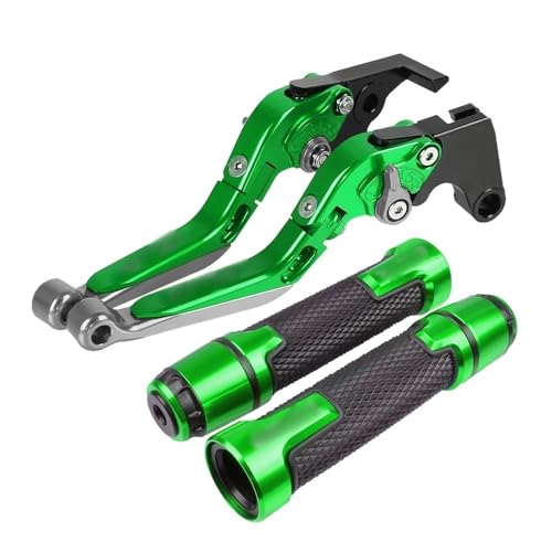 Für Hon&da CBR300R CB300F CBR 300R CB 300F 2014–2018 2015 2016 2017 Motorrad-Kupplungsbremshebel Ausziehbare Verstellbare Faltbare Hebel Lenkergriffe Kompatible(Grün) von Onrksreb