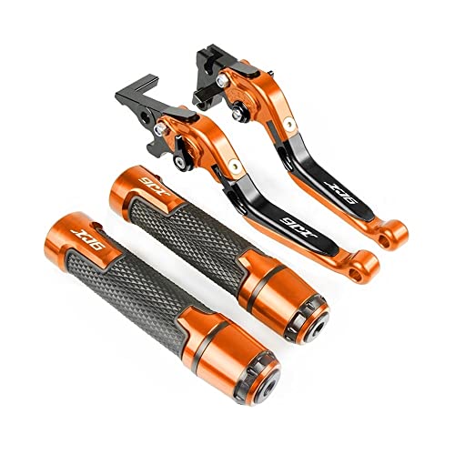 Für XJ6N XJ6DIVERSION 2009 2010 2011 2012 2013 2014 2015 Motorrad Kupplungsbremshebel Ausziehbare Verstellbare Faltbare Hebel Lenkergriffe Kompatible(Orange) von Onrksreb