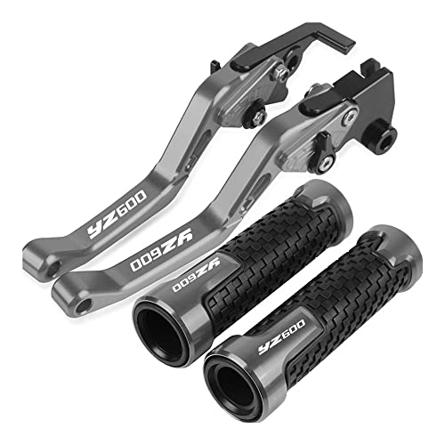 Für YZ600 YZ 600 1986 1987 1988 Motorrad Lenker Einstellbare Bremskupplungshebel Griffe Griff Kompatible(G) von Onrksreb