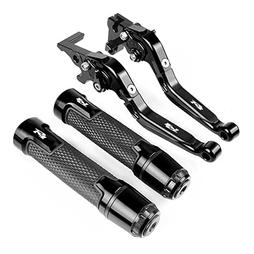 Für YZF R1 YZF-R1 YZFR1 2009 2010 2011 2012 2013 2014 Motorrad Kupplungsbremshebel Ausziehbare Verstellbare Faltbare Hebel Lenkergriffe Kompatible(Schwarz) von Onrksreb
