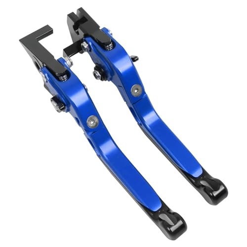 Motorradzubehör Für K&awasaki 2006–2017 2012 2013 2015 2016 ZX-14R ZX 14R ZX14R CNC-verstellbare, Klappbare, Ausziehbare Bremskupplungshebel Kompatible(Blau) von Onrksreb