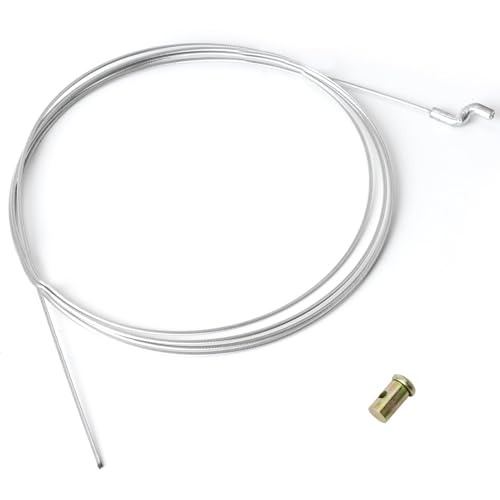 Gasseil Gaszug Reparatursatz Ø2,0mm mit Z-Endstück Kabelmantel, 1.80 Meter Seilzug Rasenmäher Radantrieb Gaszug mit Schraubnippel für Rasenmäher Einachsschlepper Freischneider Motorhacke Motorfräse Gasseil Gaszug Reparatursatz Ø2,0mm mit Z-Endstück Kabelmantel, 1.80 Meter Seilzug Rasenmäher Radantrieb Gaszug mit Schraubnippel für Rasenmäher Einachsschlepper Freischneider Motorhacke Motorfräse von OnrySxn