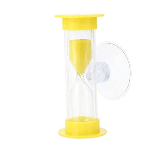 Onsinic 1 Stück Sanduhr Timer Sand Timer Saugnapf Shower Timer Bunte Sanduhr Timer Exquisite Dekoration Timer Geeignet Für Klassenzimmer Kitchen Spiele Und Büro, Zufällige Farbe von Onsinic