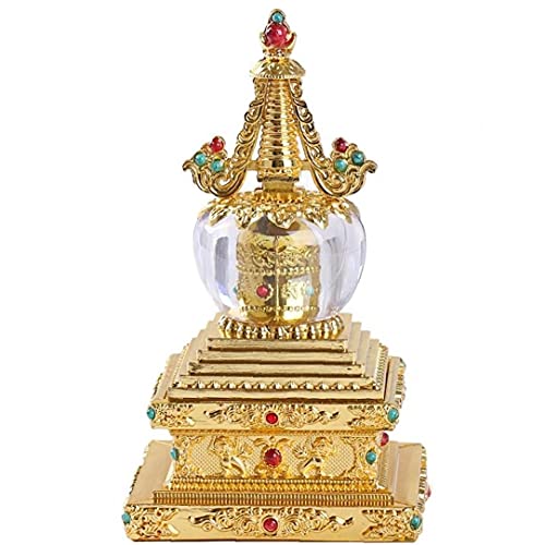 Onsinic 1 Stück Tibetan Buddhismus Stupa Turm Dekor Tantrische Reparatur Stupa Liefert Kupfer Bodhi Pagoda von Onsinic