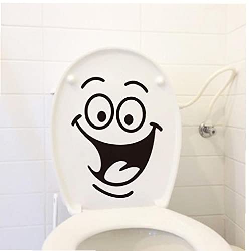 Onsinic 1pc WC-Sitz-Aufkleber 'Lächeln-Gesichts' DIY Möbel Dekoration Badezimmer Wandaufkleber Kühlschrank Aufkleber von Onsinic