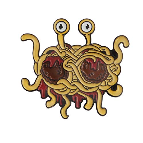 Onsinic Fliegende Spaghetti Monster Broschen Jeim Jacke Revers Button Brosche Pinabzeichen Schmuck von Onsinic