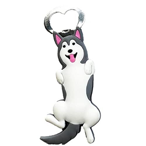 Onsinic Nette Cartoon Flaschenöffner Akita Stierkampfkatze Hund Bier Flaschenöffner Magnetische Kühlschrank Dekoration von Onsinic
