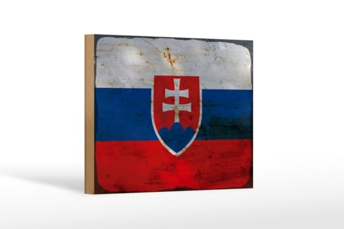 Ontrada Holzschild 12x18cm Slowakei Flag of Slovakia Rost Holz Schild Ontrada Holzschild 12x18cm Slowakei Flag of Slovakia Rost Holz Schild von Ontrada