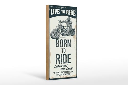 Ontrada Holzschild 27x10cm Biker Motorrad Born to Ride Holz Schild Ontrada Holzschild 27x10cm Biker Motorrad Born to Ride Holz Schild von Ontrada