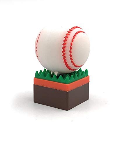 Onwomania Baseball Ball auf Rasen Sport Mannschaft Funny USB Stick 128 GB USB 3.0 Speicherstick USB-Datenträger von Onwomania