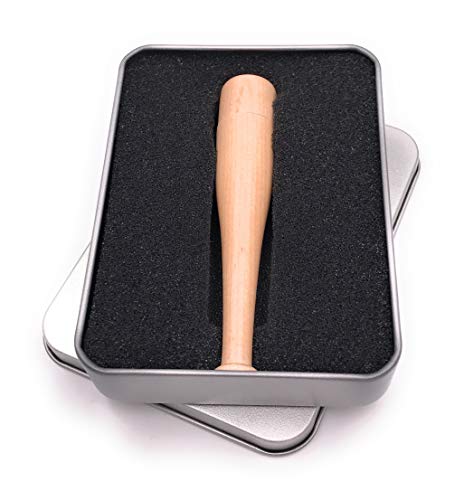 Onwomania Baseball Schläger aus echtem Holz USB Stick in Alu Geschenkbox 16 GB USB 3.0 von Onwomania