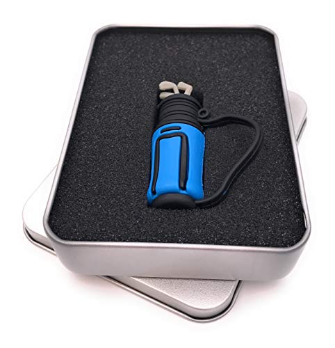 Onwomania Blaue Golftasche Golf Sport Bag USB Stick in Alu Geschenkbox 64 GB USB 3.0 von Onwomania