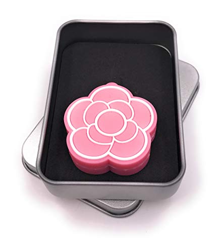 Onwomania Blume Rose Liebe Pflanze pink USB Stick in Alu Geschenkbox 128 GB USB 3.0 von Onwomania