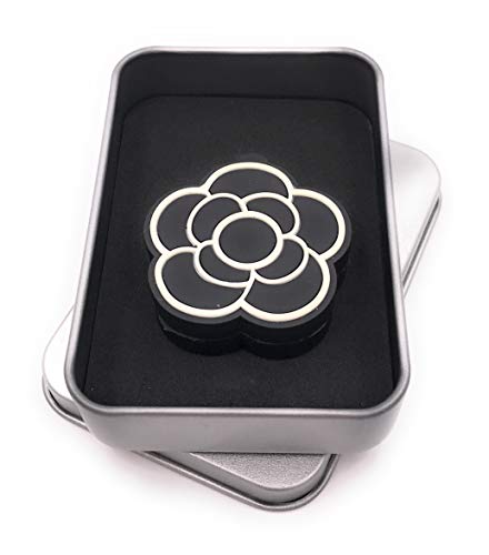 Onwomania Blume Rose Liebe Pflanze schwarz USB Stick in Alu Geschenkbox 128 GB USB 3.0 von Onwomania