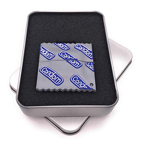 Onwomania Kondom Verhütungsmittel Gag USB Stick in Alu Geschenkbox 16 GB USB 2.0 von Onwomania