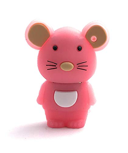 Onwomania Maus Tier Mäusschen Ratte rosa USB Stick USB Flash Drive 128GB USB 3.0 von Onwomania