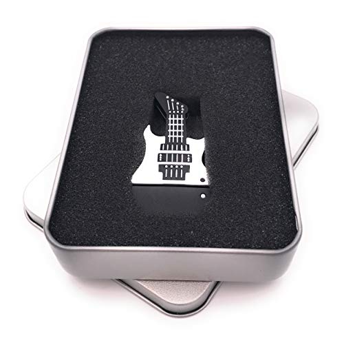 Onwomania Rock Gitarre Rubber Guita USB Stick in Alu Geschenkbox 32 GB USB 3.0 von Onwomania