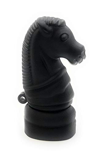 Onwomania Schach Figur Pferd Schwarz Funny USB Stick 16 GB USB 3.0 Speicherstick USB-Datenträger von Onwomania
