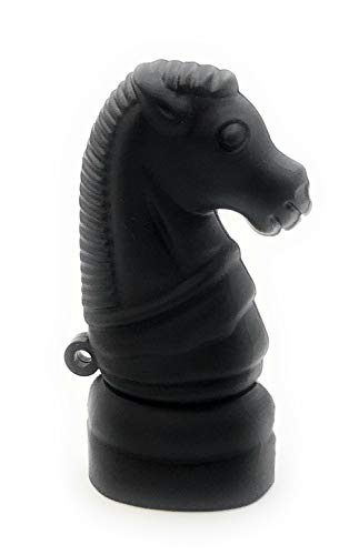 Onwomania Schach Figur Pferd Schwarz Funny USB Stick 8 GB USB 2.0 Speicherstick USB-Datenträger von Onwomania