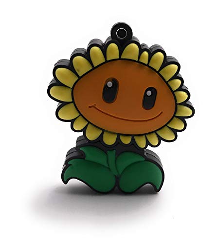 Onwomania Sonnenblume lächelnd Pflanze gelb USB Stick USB Flash Drive 16GB USB 2.0 von Onwomania