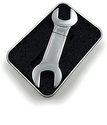 Onwomania Zange Schraubenschlüssel aus Metall Werkzeug USB Stick in Alu Geschenkbox 32 GB USB 2.0 von Onwomania