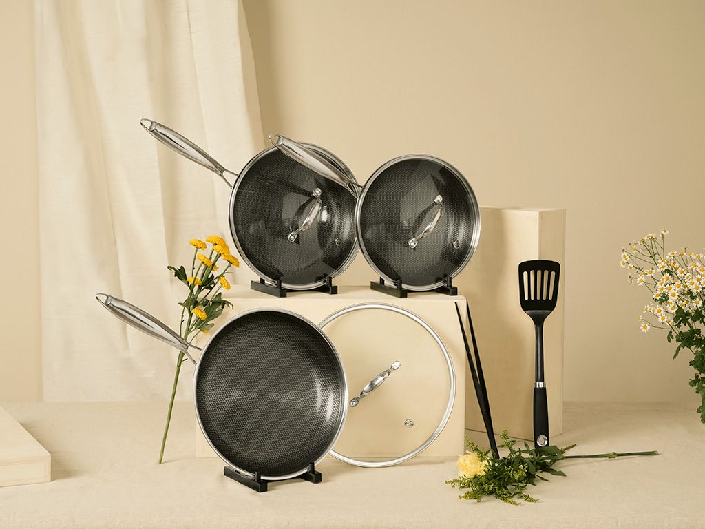 Onyx Cookware 3-stück Pfanneset Onyx Cookware 3-stück Pfanneset von Onyx Cookware