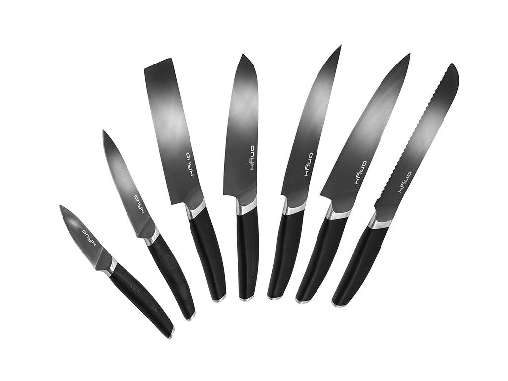 Onyx Cookware 7-stück Allroundmesser-set Onyx Cookware 7-stück Allroundmesser-set von Onyx Cookware