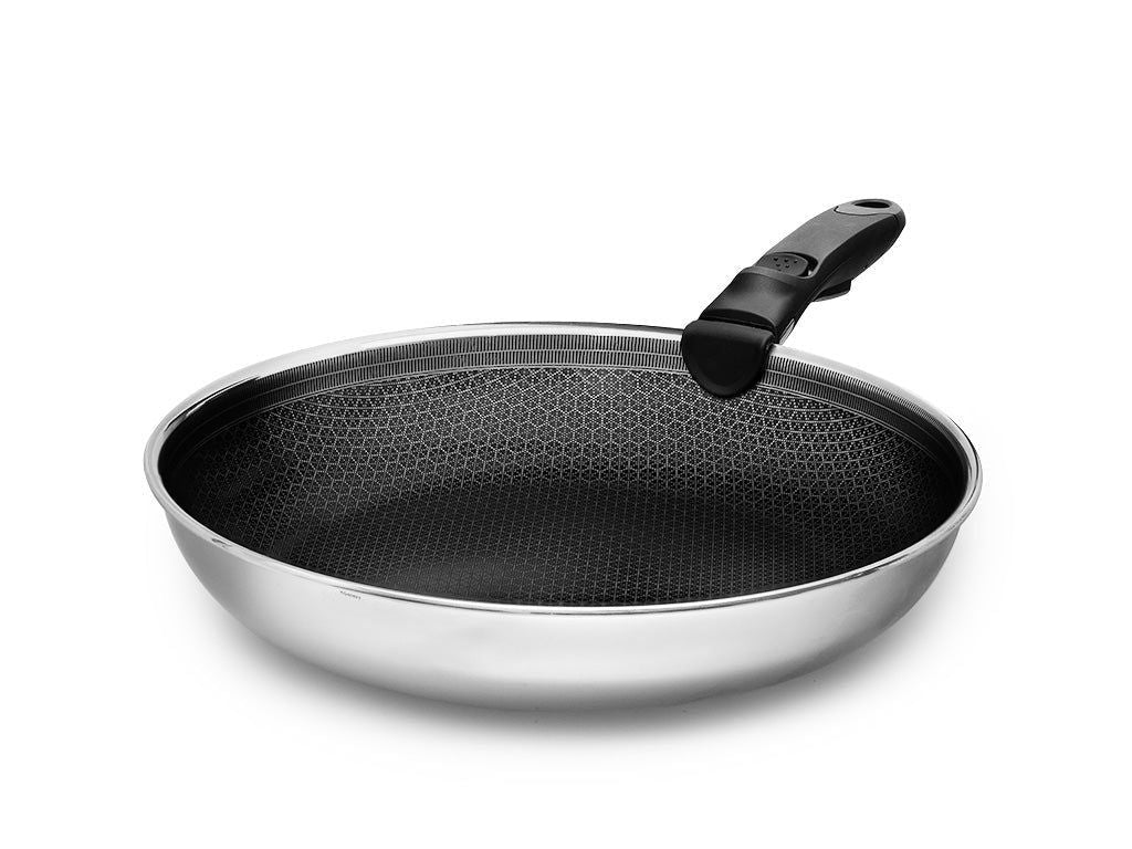 Onyx Cookware Bratpfanne Mit Abnehmbarem Griff 28cm Set von Onyx Cookware