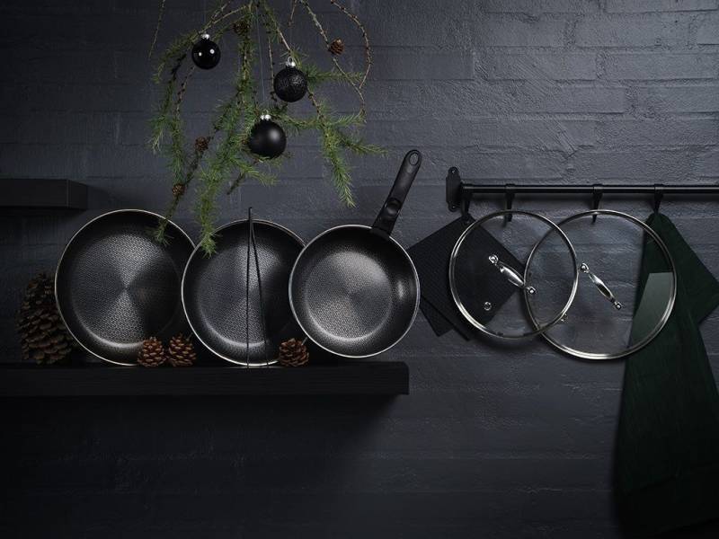 Onyx Cookware Bratpfannenset Mit Abnehmbarem Griff von Onyx Cookware